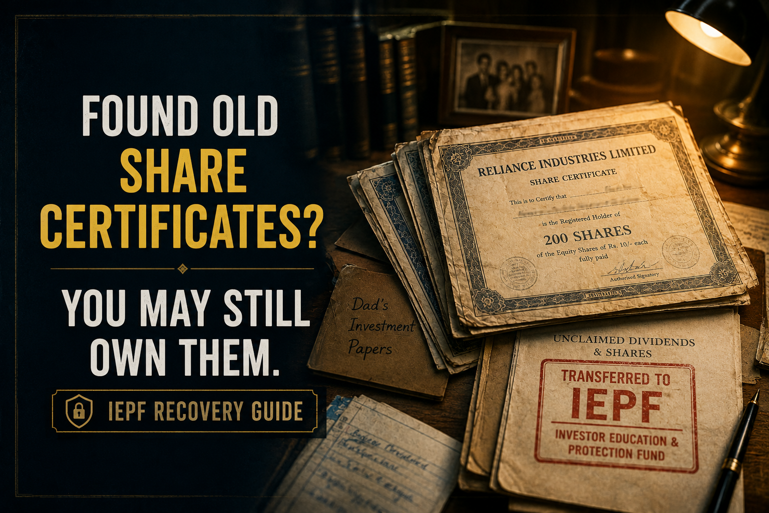 Your Grandfather Bought Shares in 1987. They're Still Yours. Here's How to Get Them Back